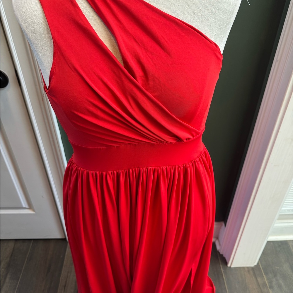 Elegant Red Women's Dress